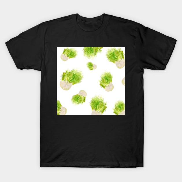 Fennel pattern design T-Shirt by Ellunardegloria